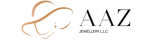 Logo of AAZ Jewellery LLC with a stylized gold ring on a white background