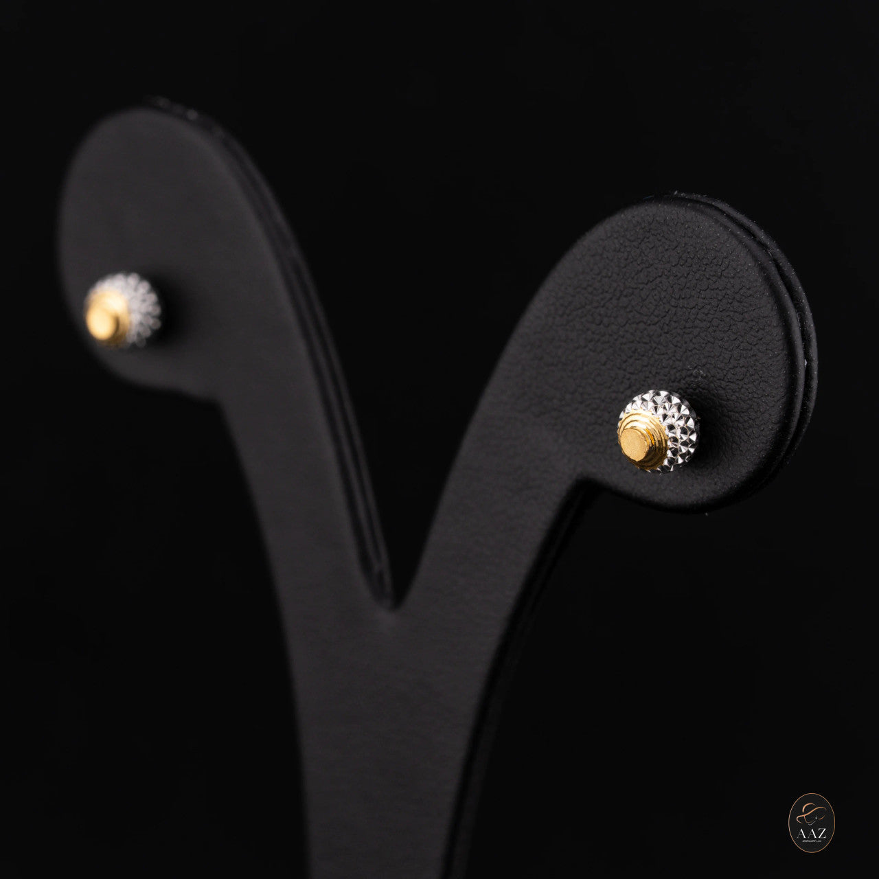 Sparkle 22K Gold Stud Earrings
