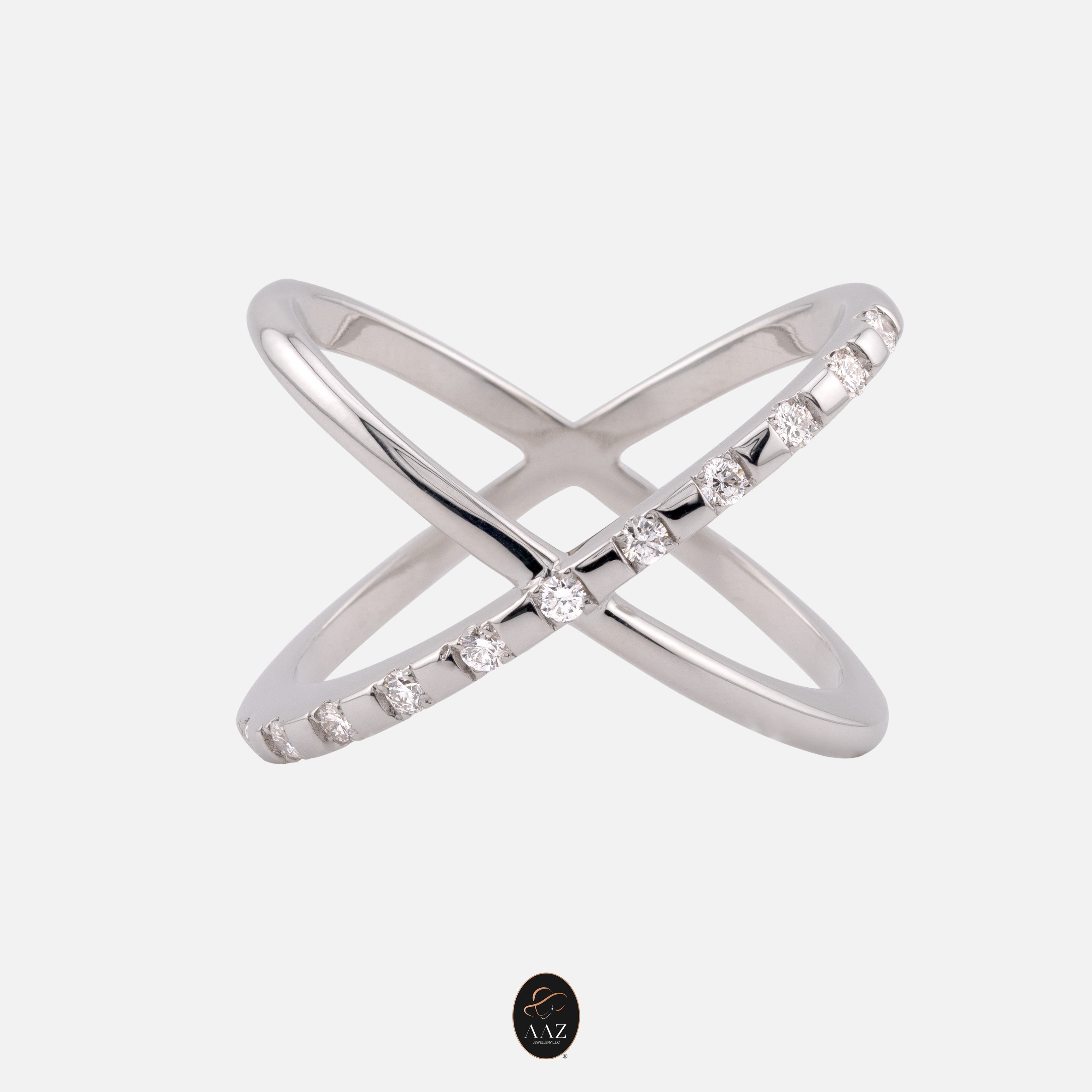 X Diamonds 18K Gold Ring