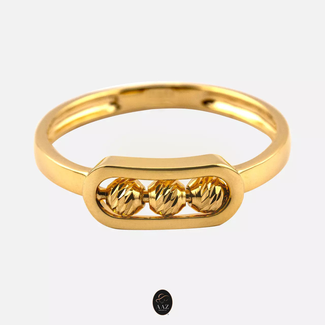 Tri-Sphere 18k gold  Ring