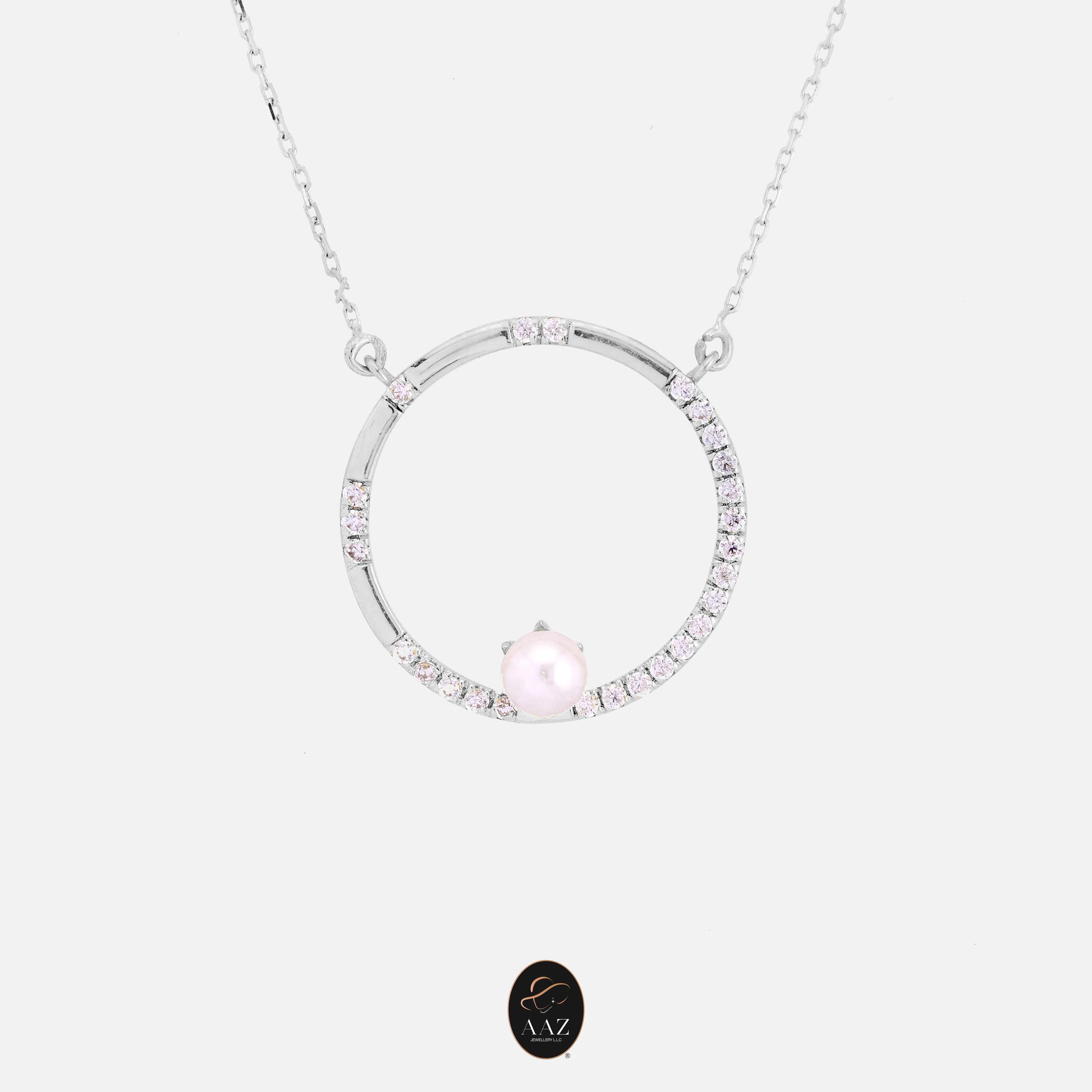 Pearl Orbit 18K Gold Necklace