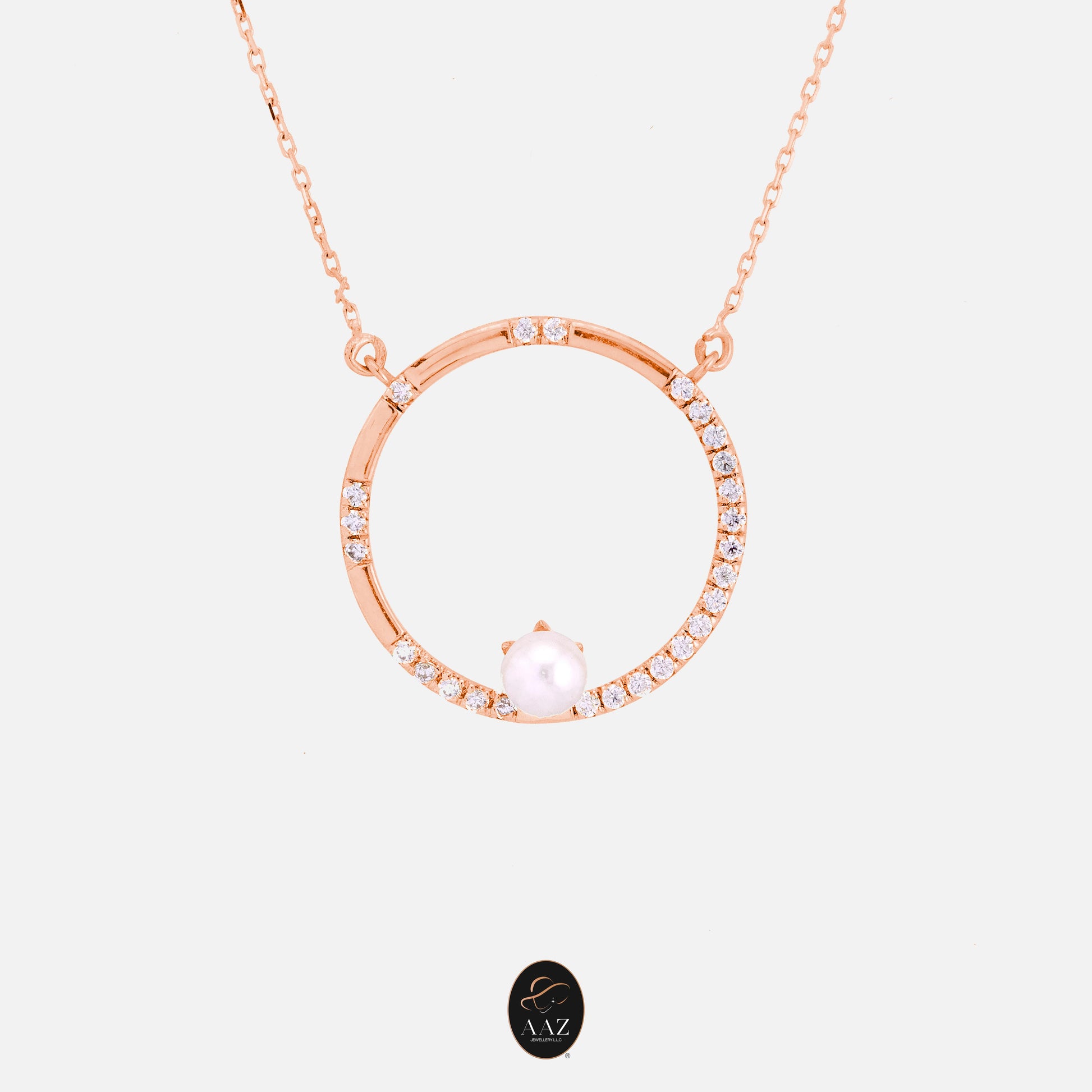 Pearl Orbit 18K Gold Necklace