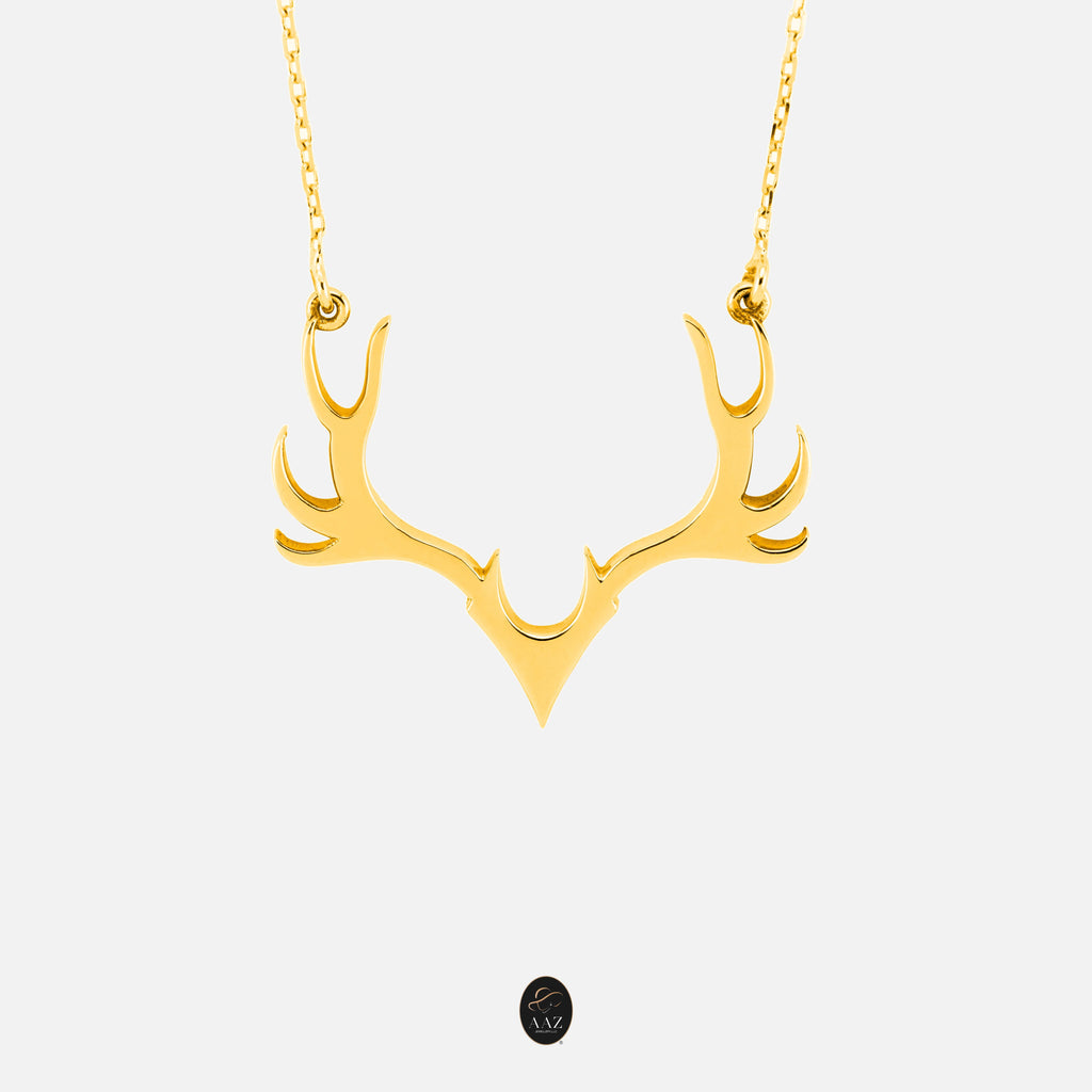 Antler 18K Gold Necklace