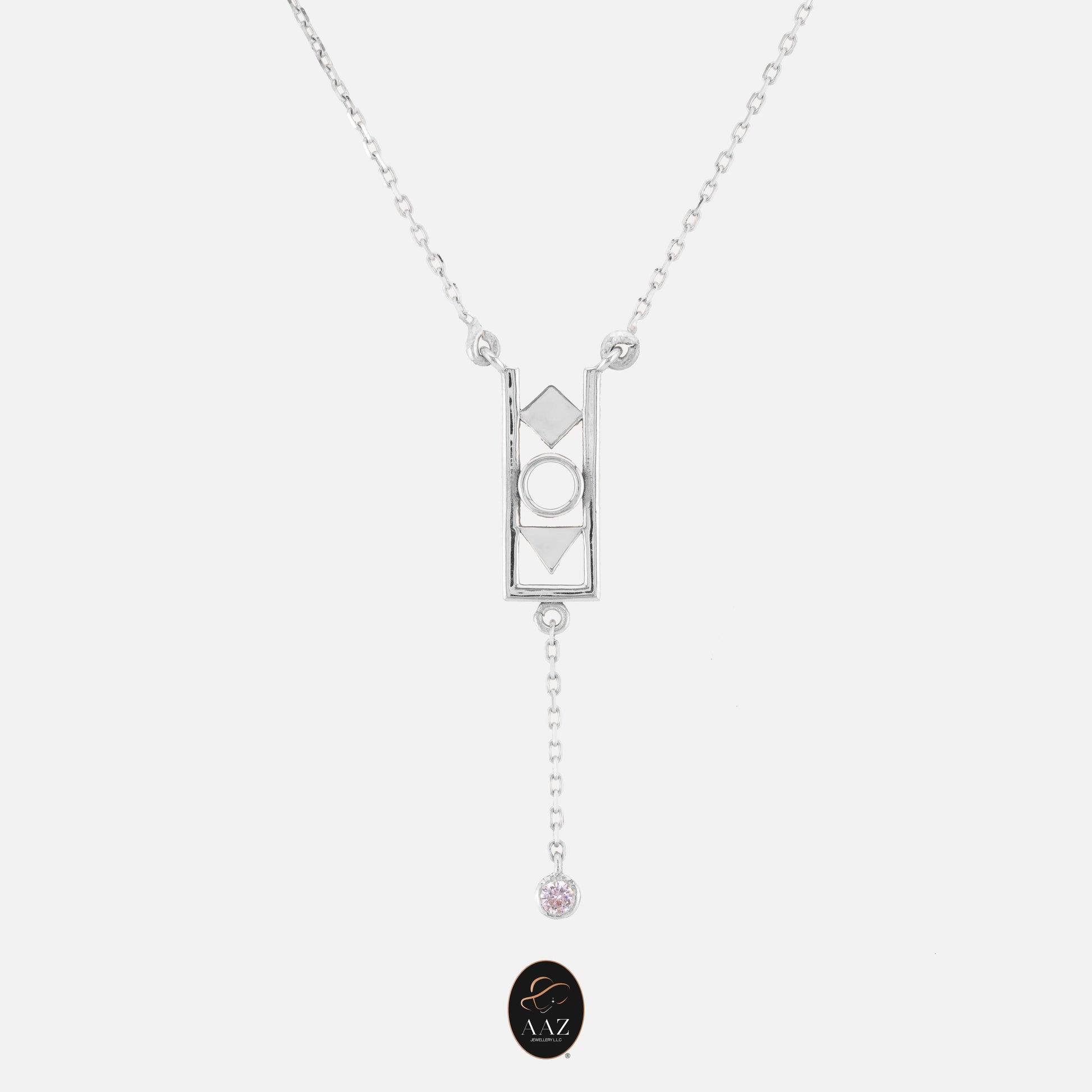 Abstract 18K Gold Necklace