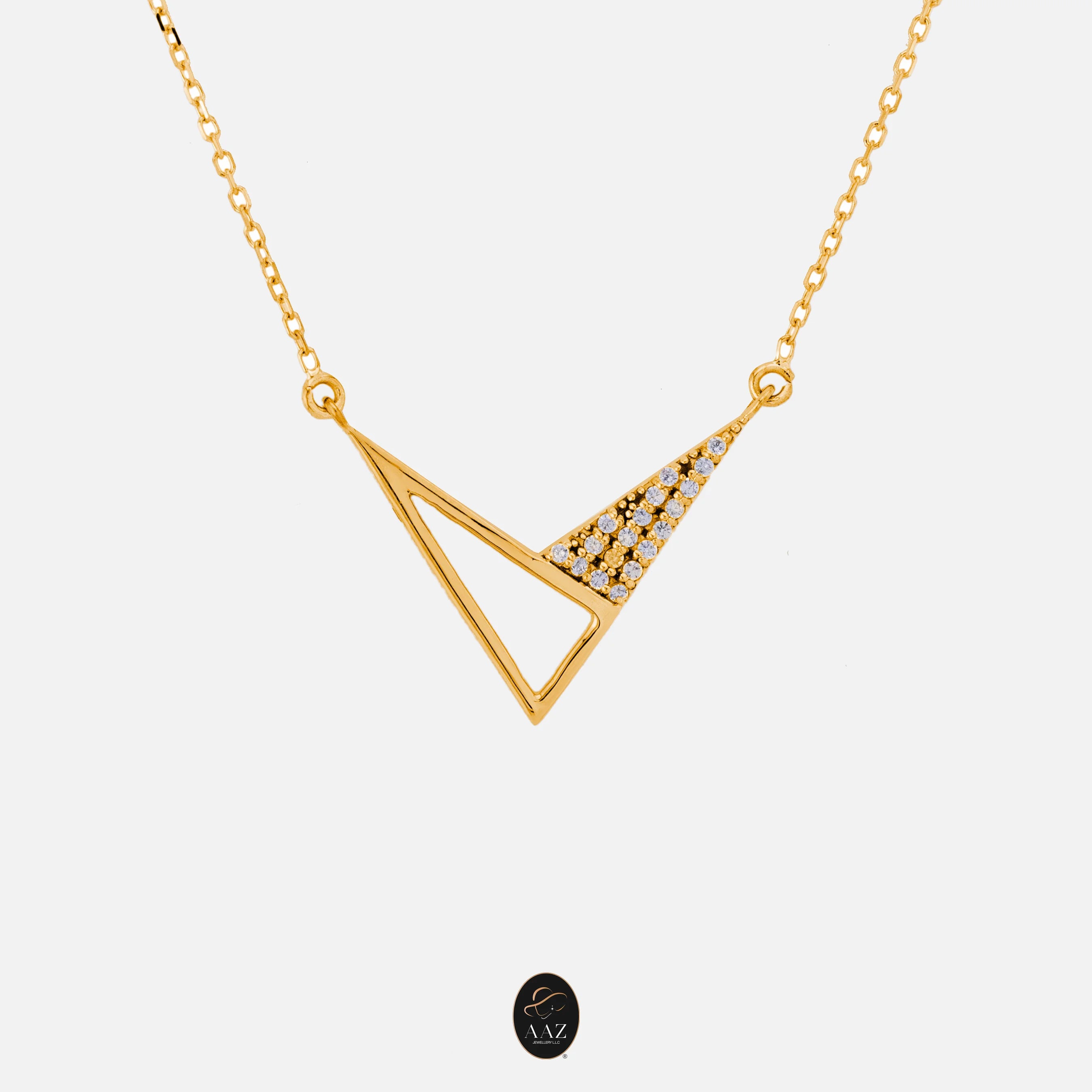 Trigon 18K Gold Necklace