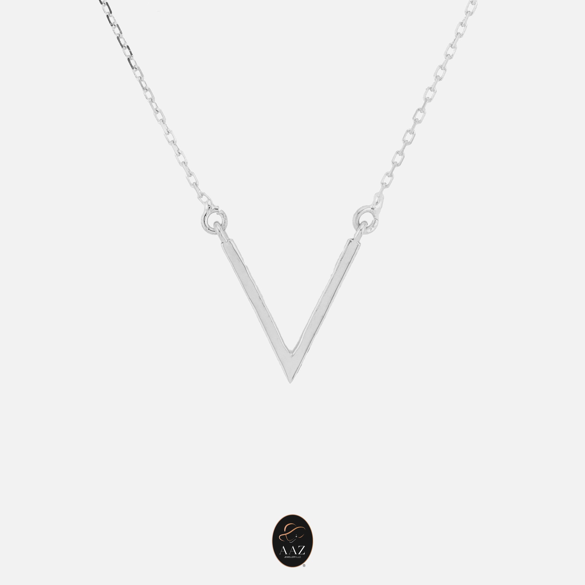 V Shaped 18K Gold Necklace