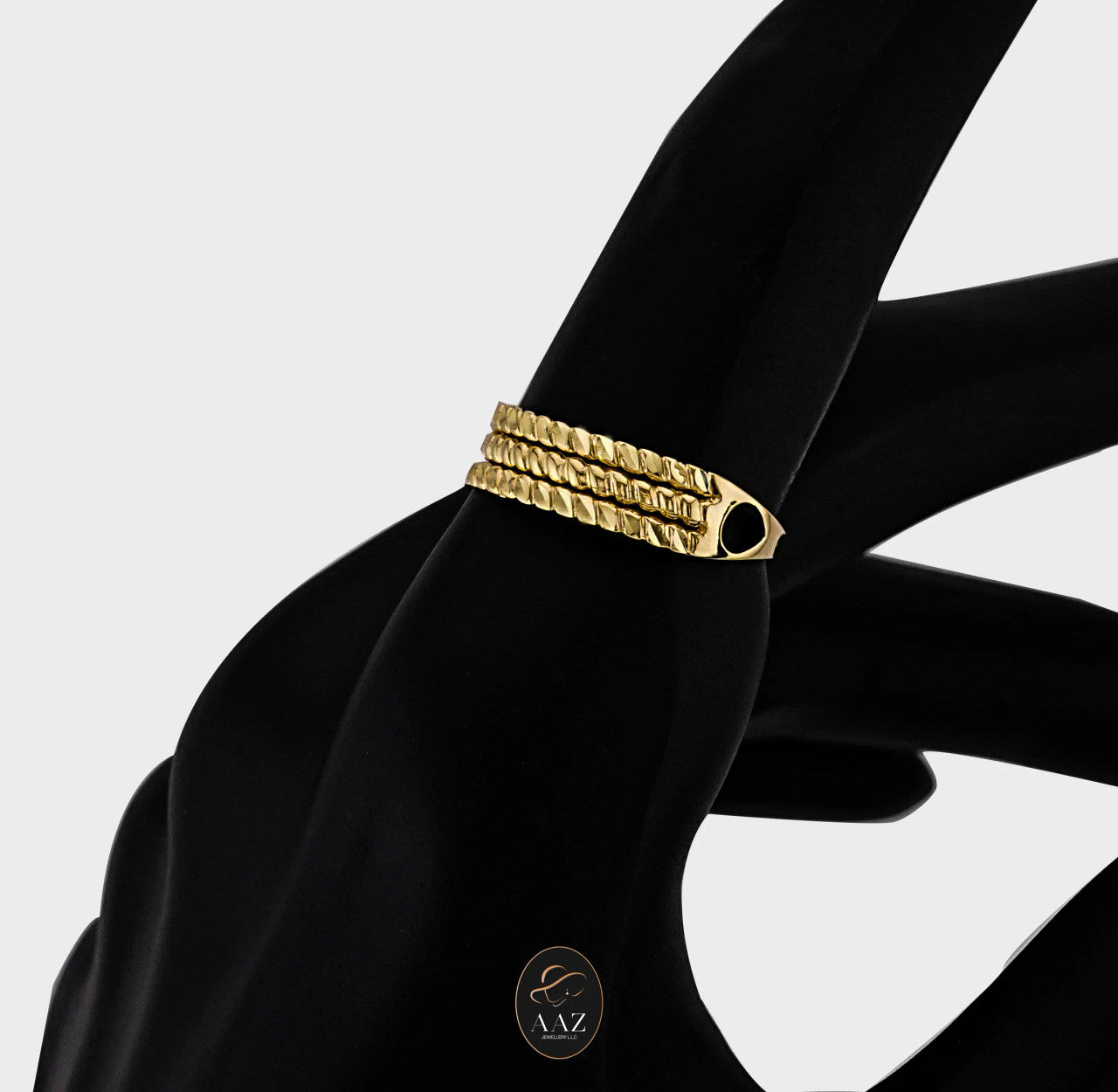 Triple Band 18K Gold Ring