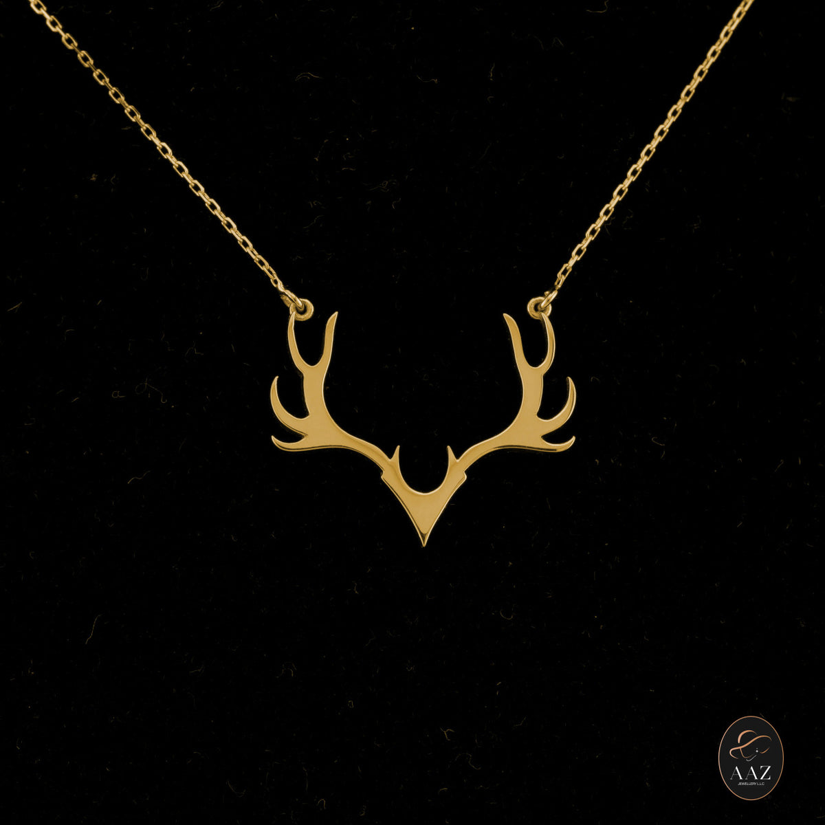 Antler 18K Gold Necklace mid