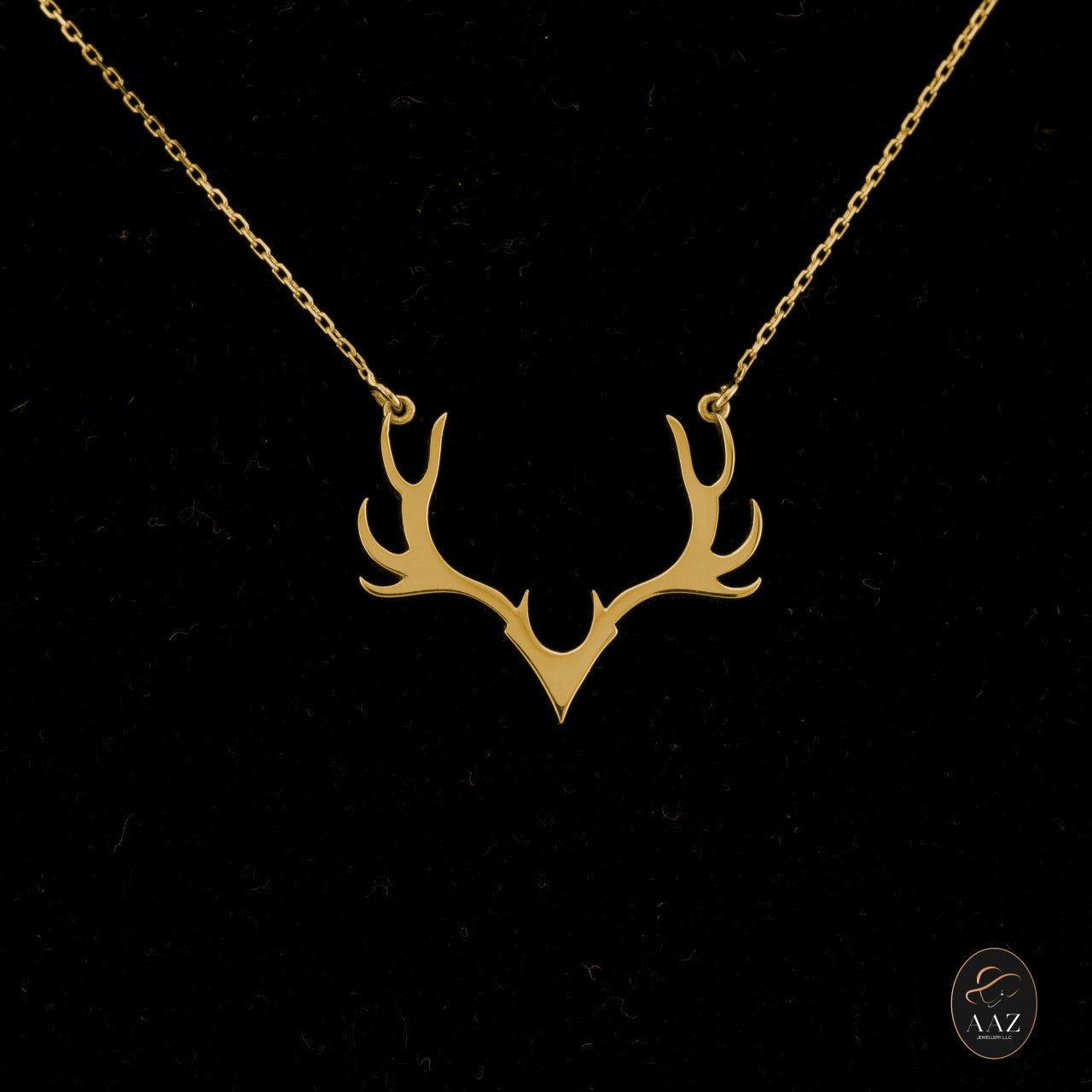 Antler 18K Gold Necklace mid