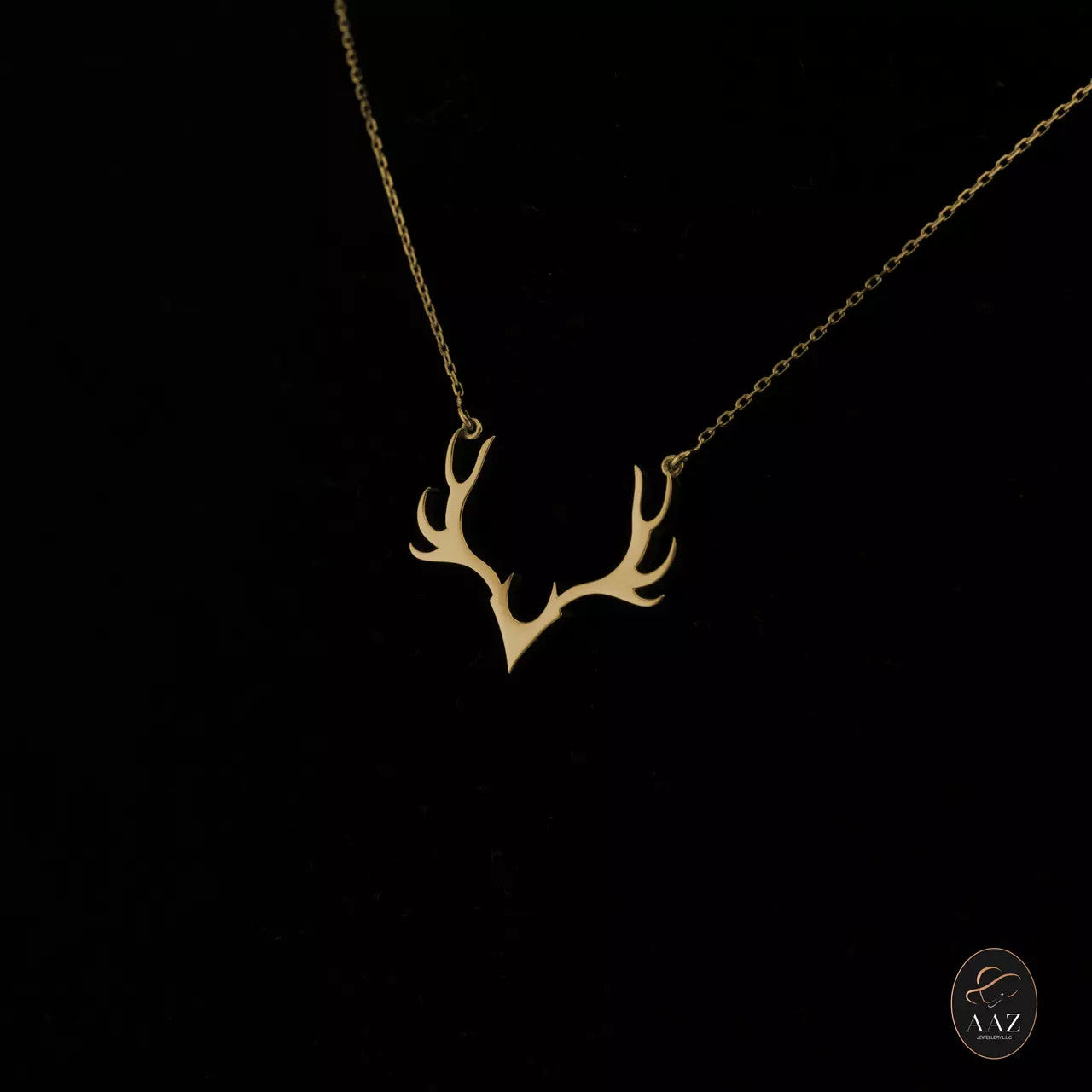 Antler 18K Gold Necklace left