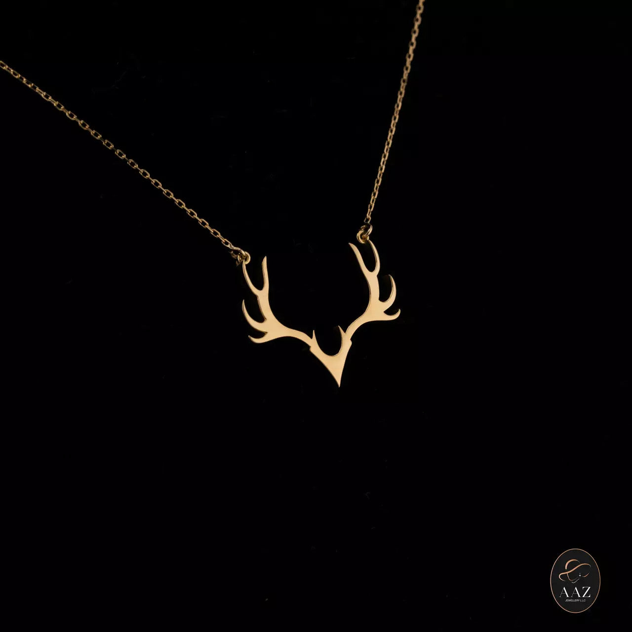 Antler 18K Gold Necklace right