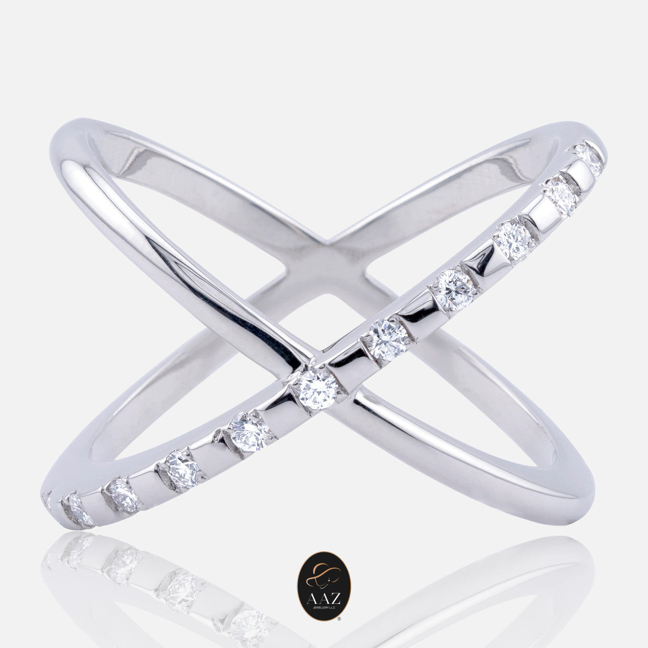 X Diamonds 18K Gold Ring
