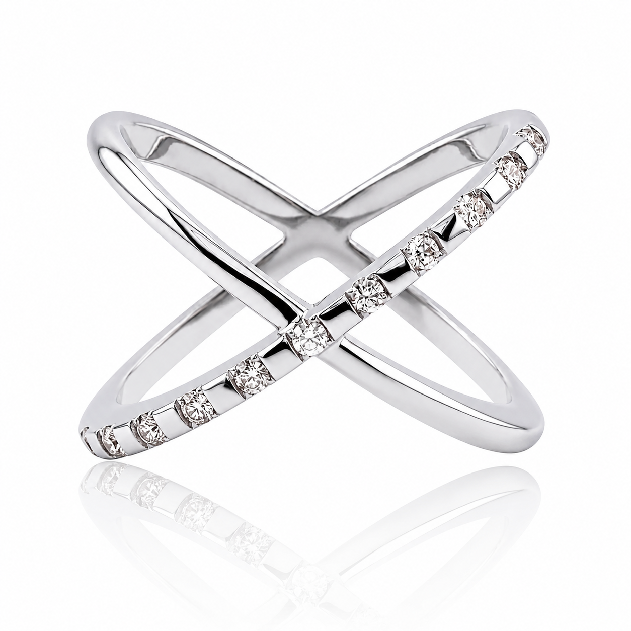 X Diamonds 18K Gold Ring