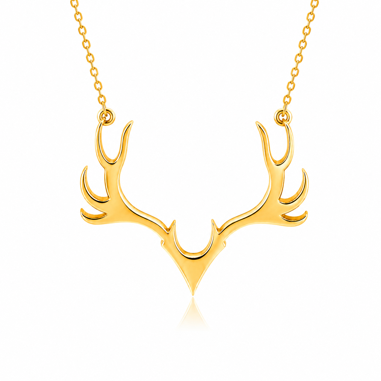 Antler 18K Gold Necklace