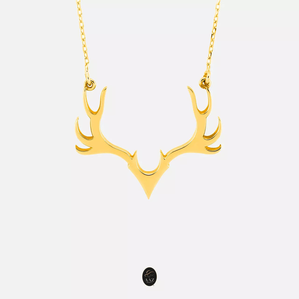 Antler 18K Gold Necklace