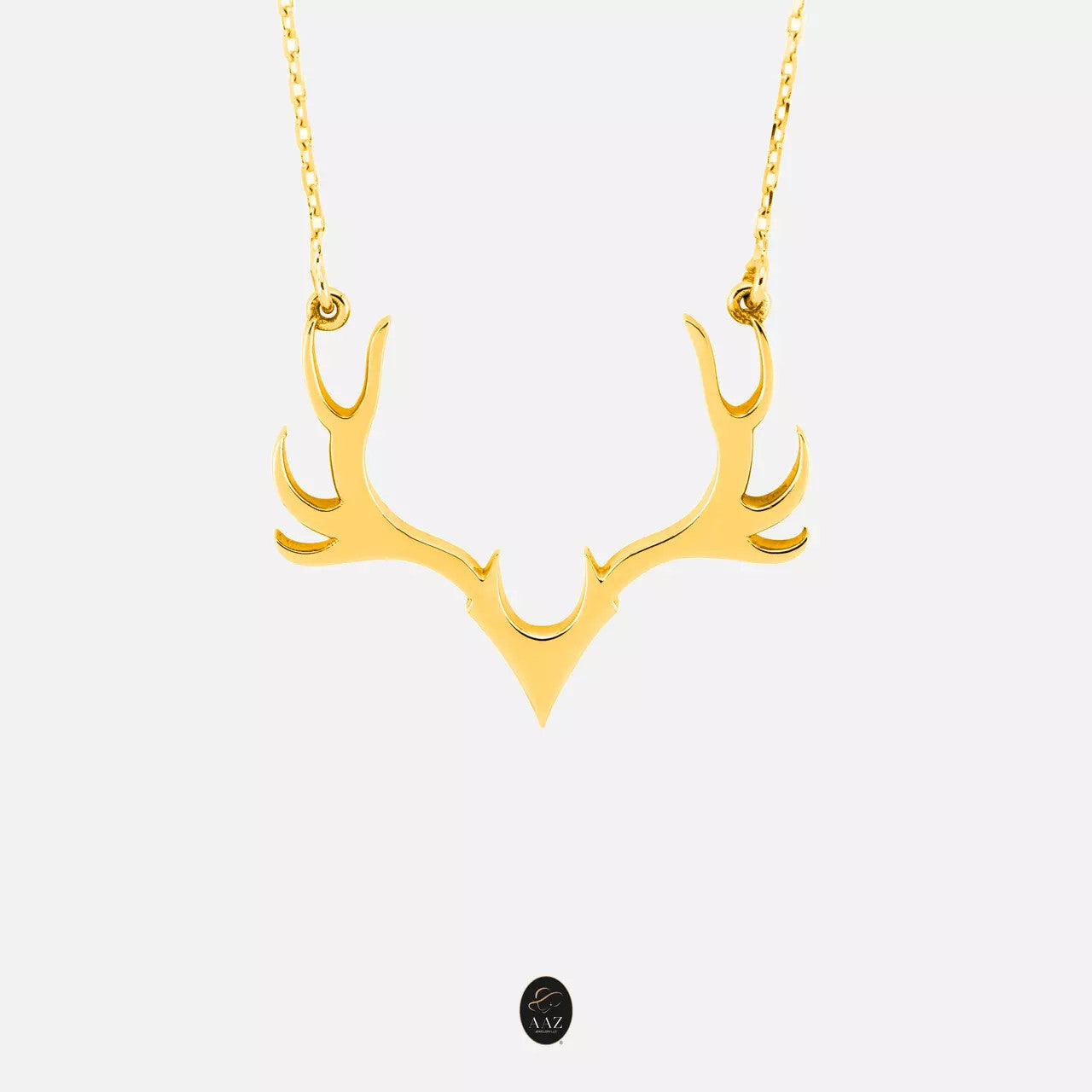 Antler 18K Gold Necklace