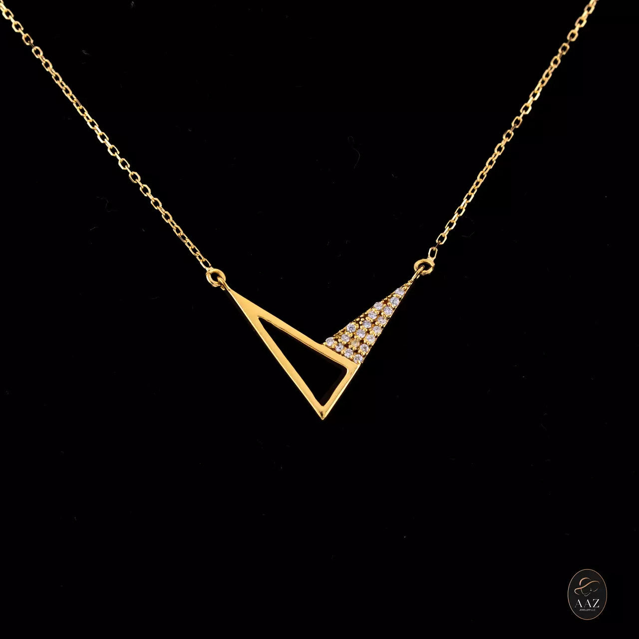 Trigon 18K Gold Necklace mid