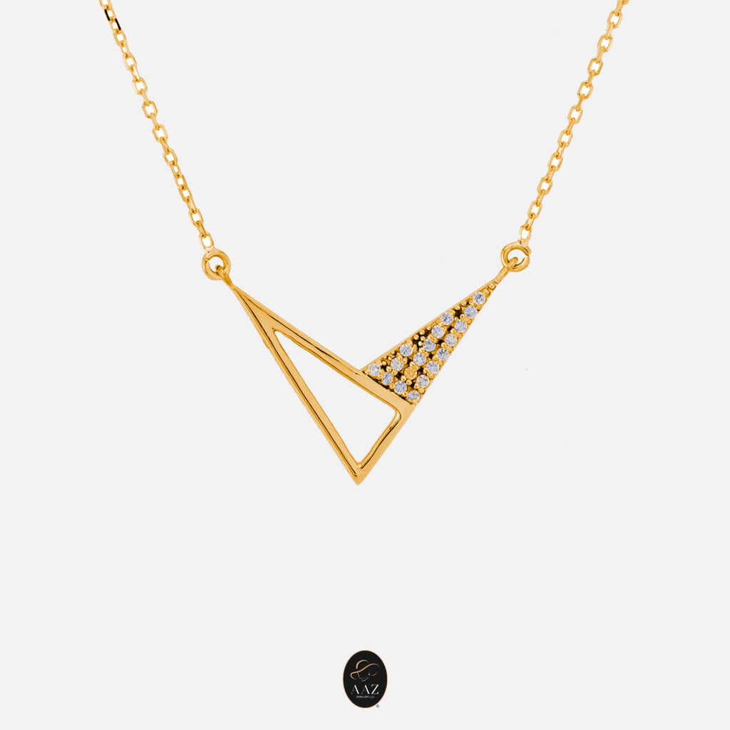 Trigon 18K Gold Necklace