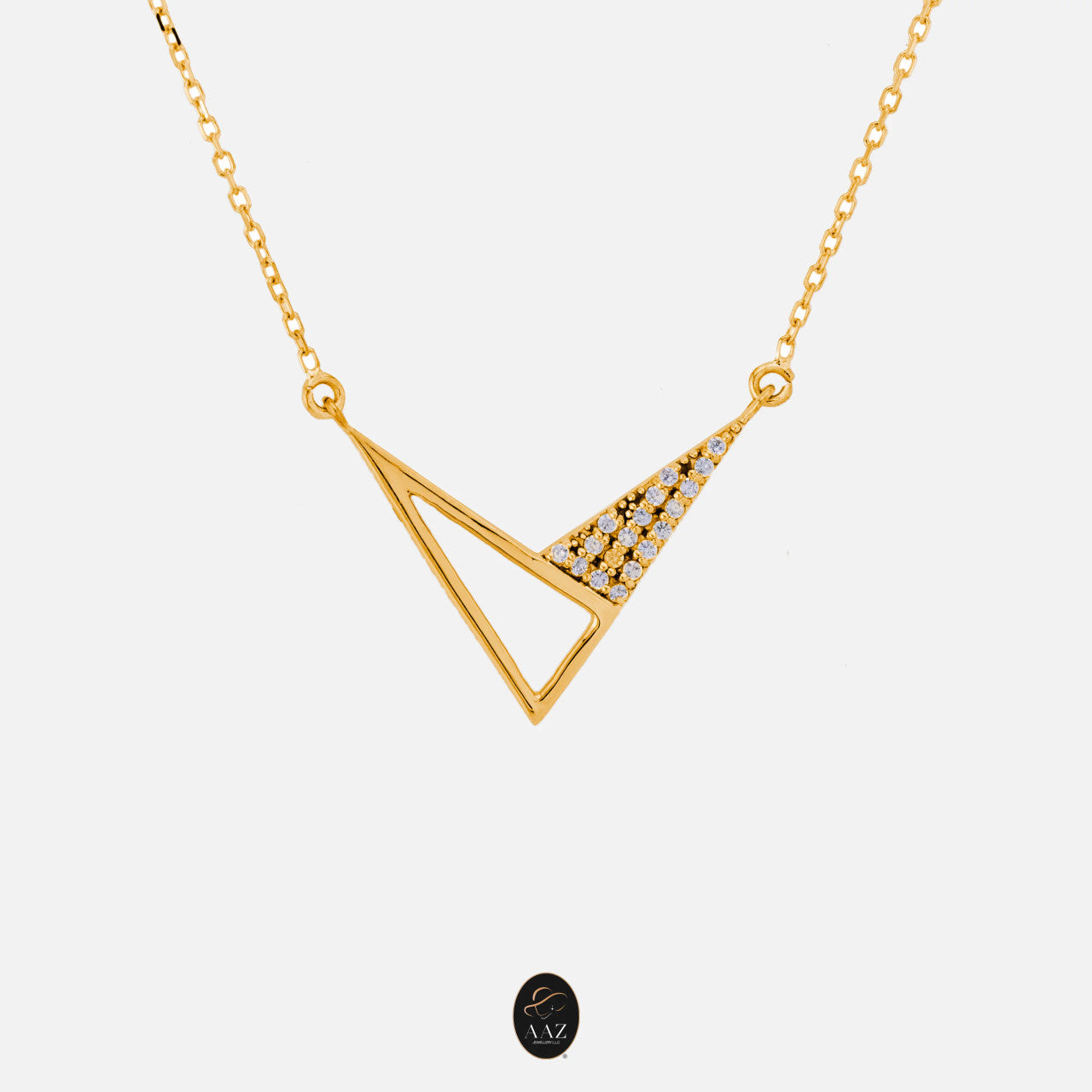 Trigon 18K Gold Necklace