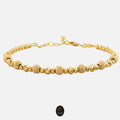Spheres 18k Gold Plated Silver Bangle