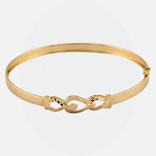 Chain Style 18K Gold Bangle
