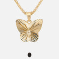 Butterfly 18k Gold Plated Silver Necklace