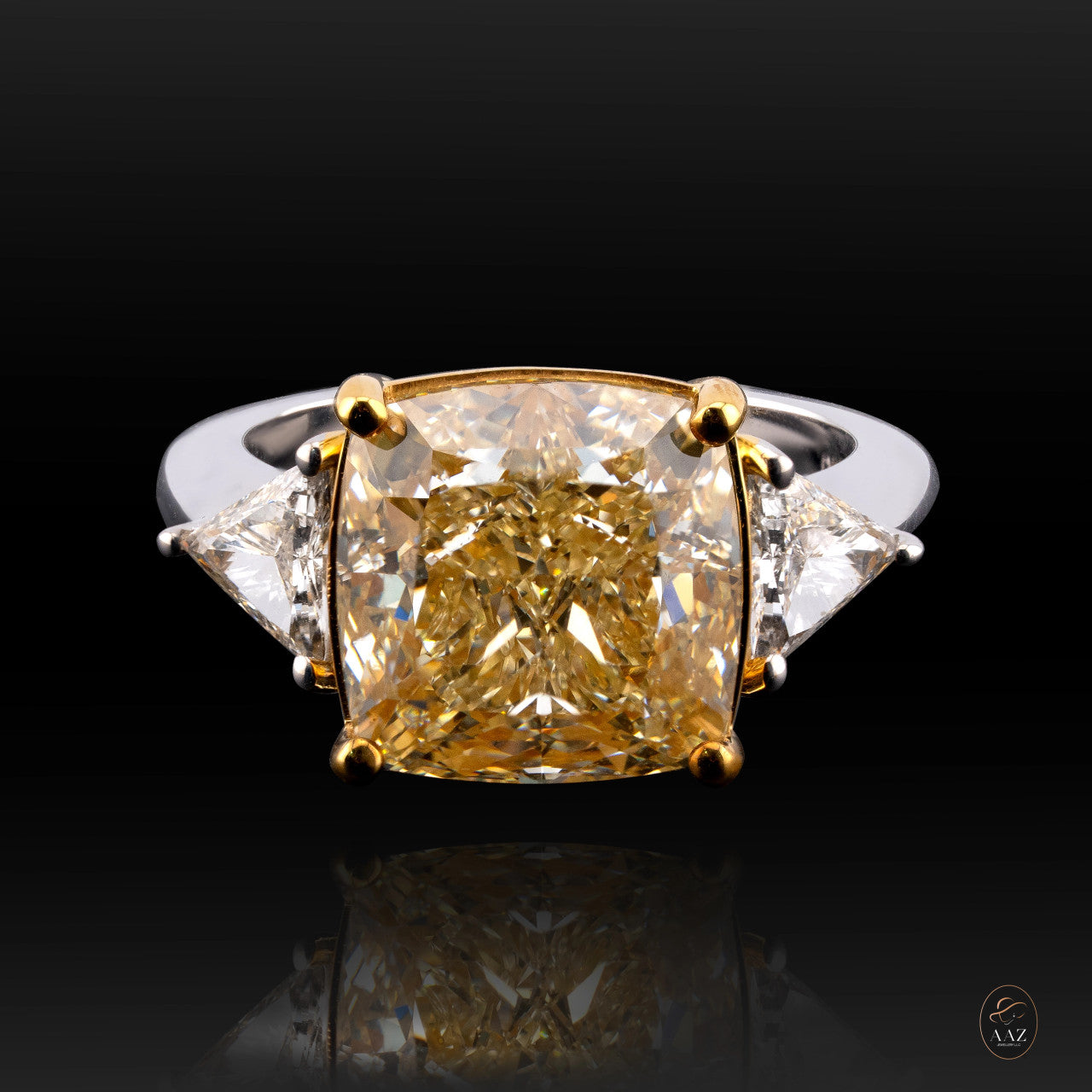 Yellow Diamond 18K Gold Ring
