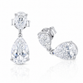 Pear Drop Natural Diamonds 18K Gold Earrings – 4.86 Carat GIA Certified