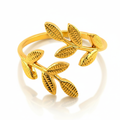 Twin Leaves 18K Gold Ring