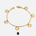 Flower 22K Gold Bracelet