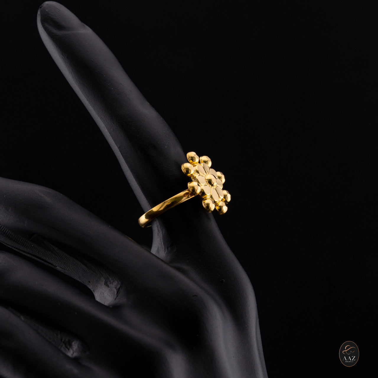 Sunflower 21k Gold Ring