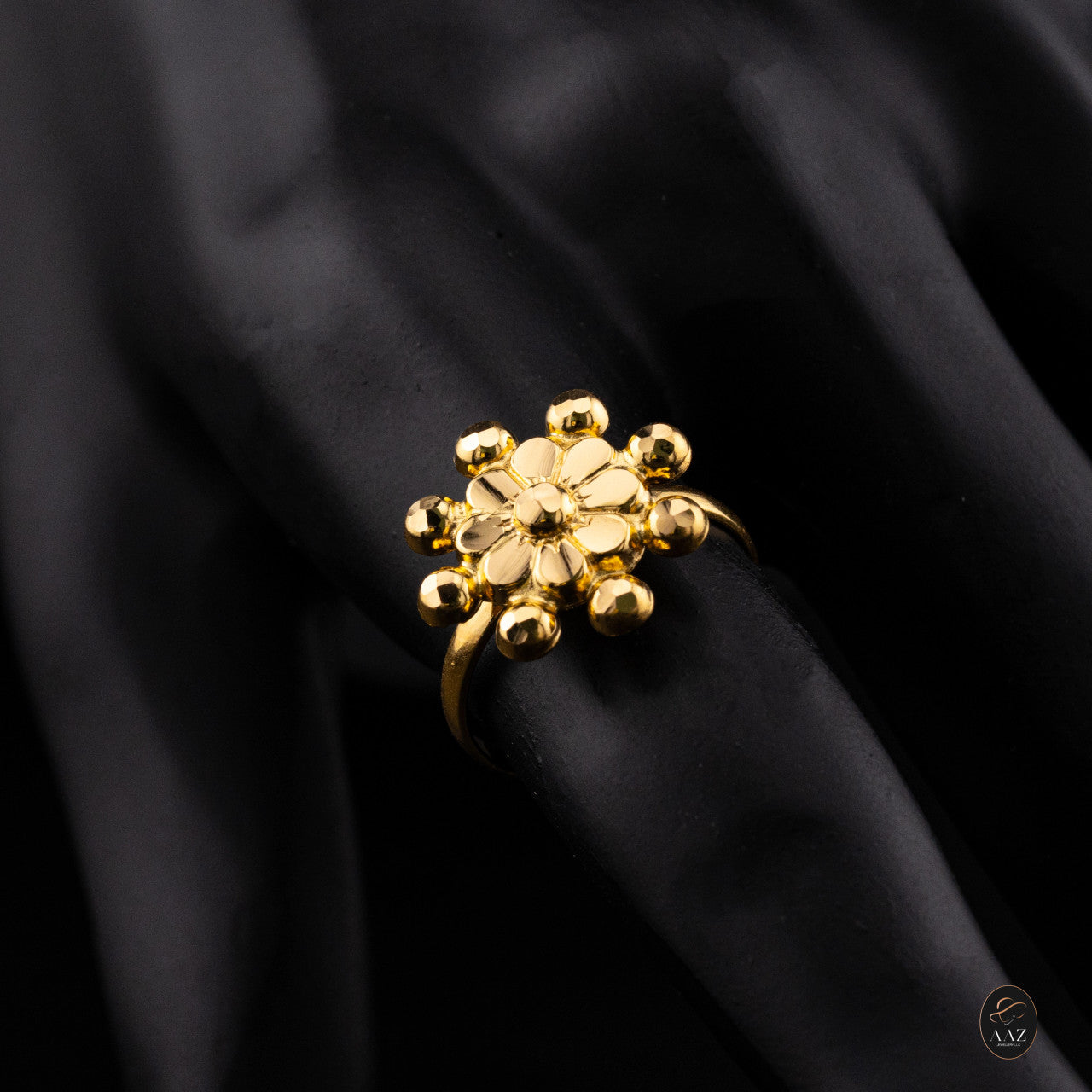Sunflower 21k Gold Ring