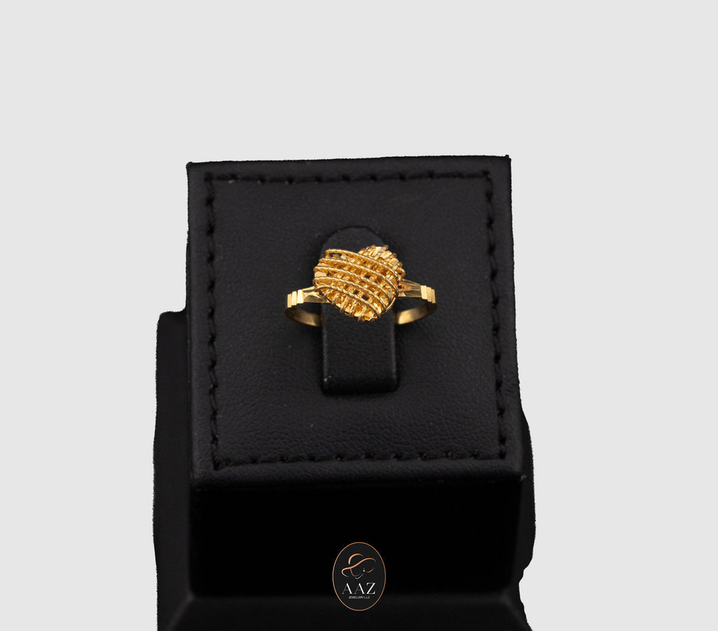 Heart Shape 21K Gold Ring