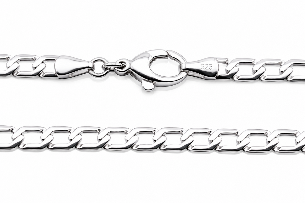 Curb Platinum Necklace