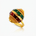 Lantern 21K Gold Adjustable Ring – Arabic-Inspired Cultural Design