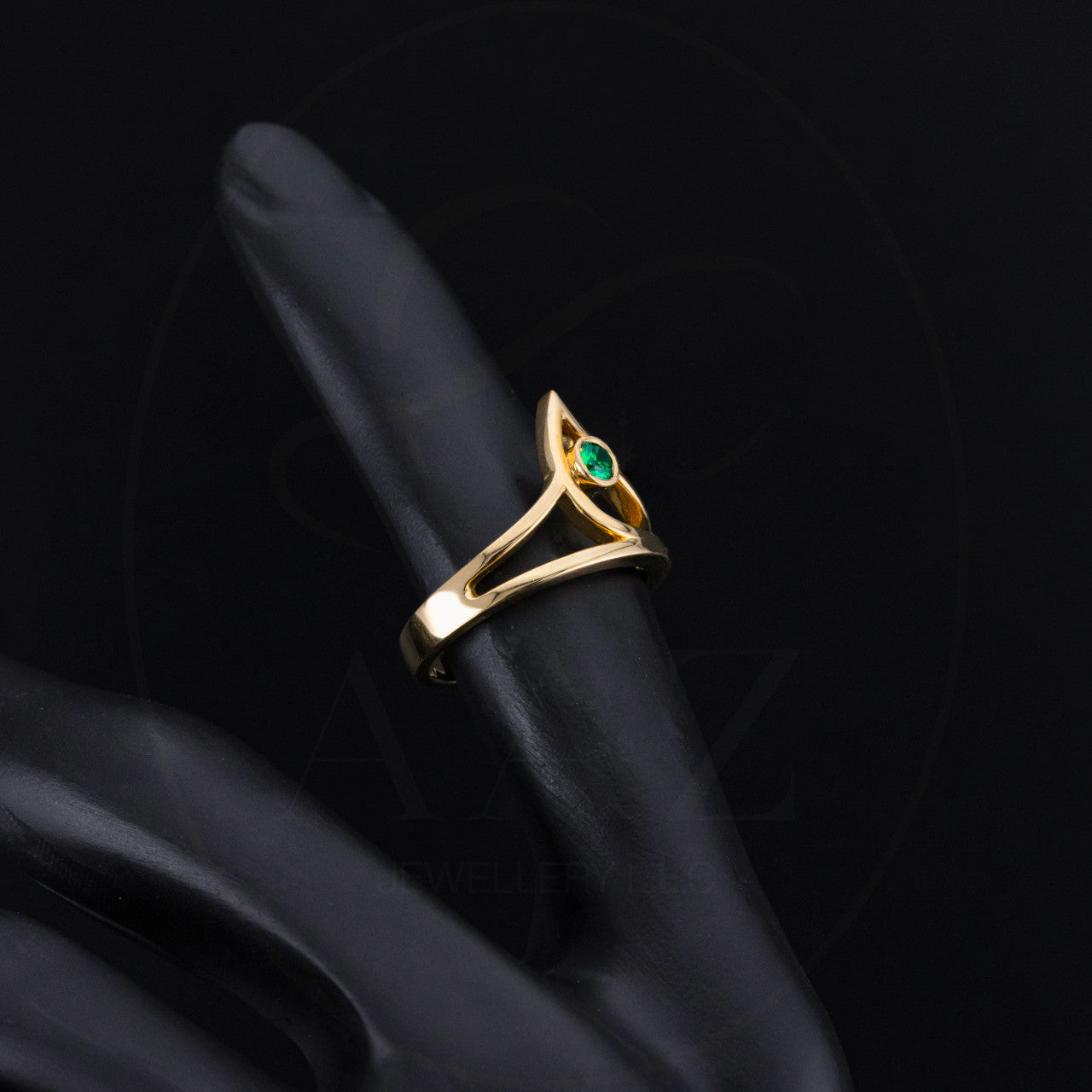 Sage 18K Gold Ring left