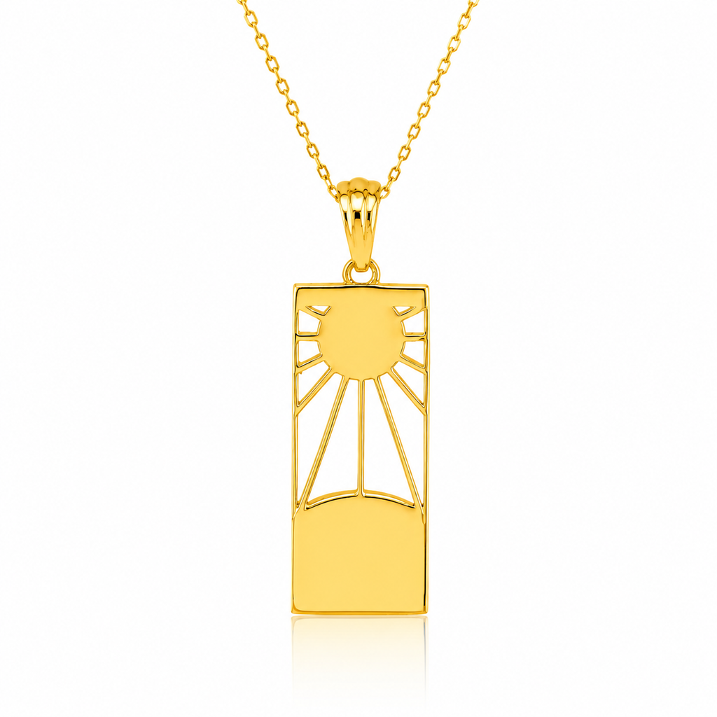 Hanafuda 18K Gold Necklace