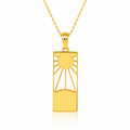 Hanafuda 18K Gold Necklace