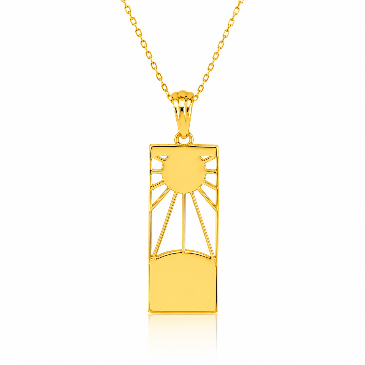 Hanafuda 18K Gold Necklace