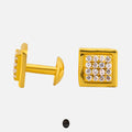 Square 22K Gold Earrings