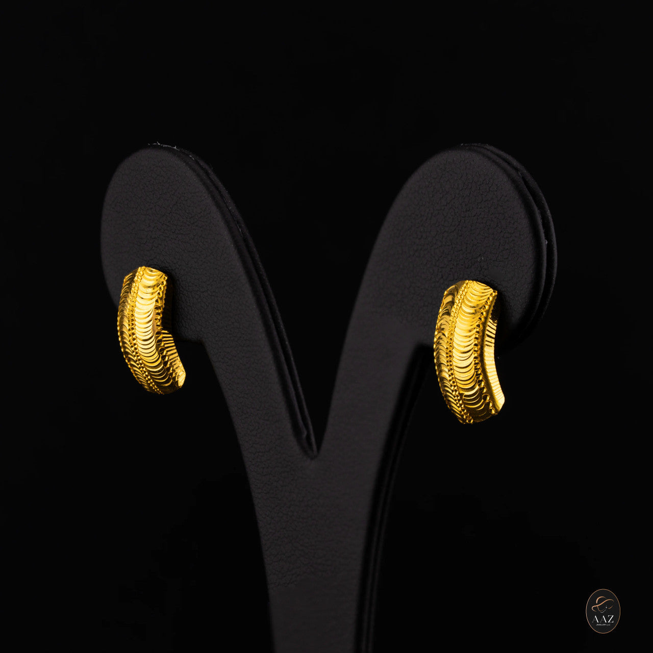 Bow 22K Gold Earrings