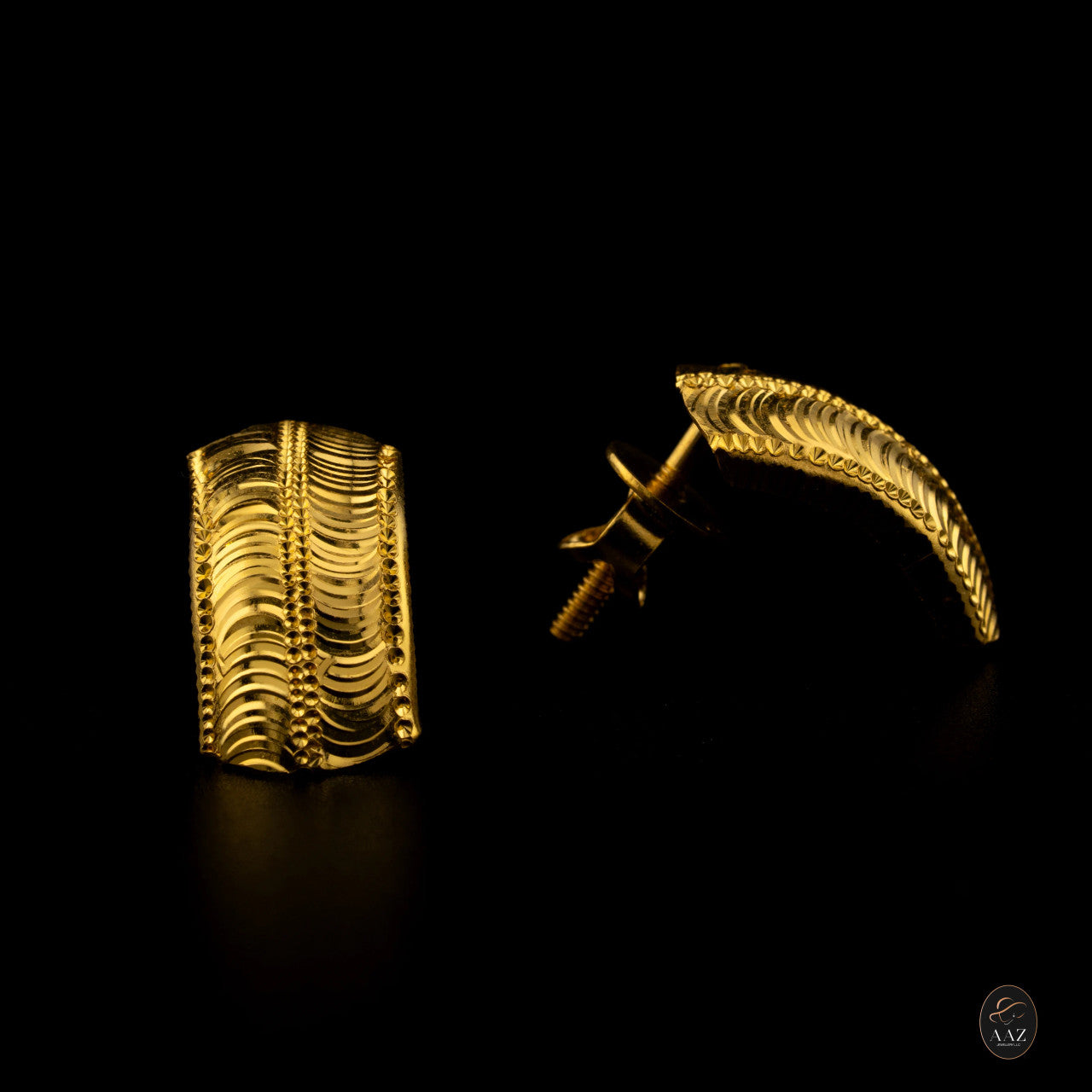 Bow 22K Gold Earrings