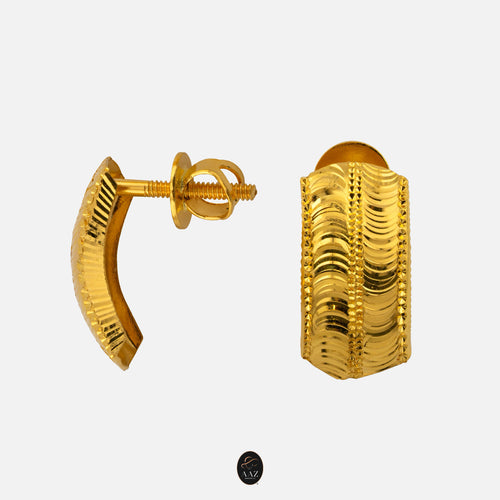 Bow 22K Gold Earrings