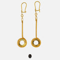 Sun Glare 21K Gold Earrings