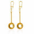 Sun Glare 21K Gold Earrings