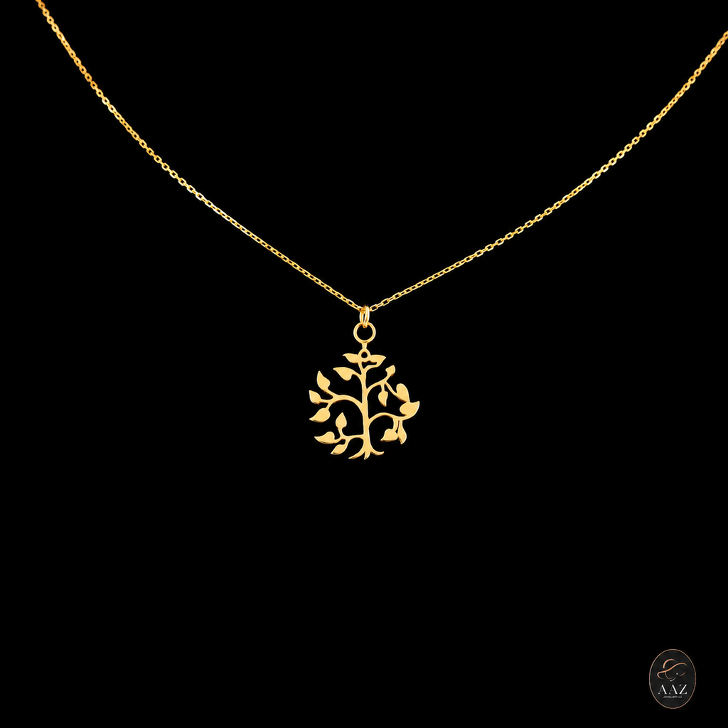 Tree 18K Gold Necklace